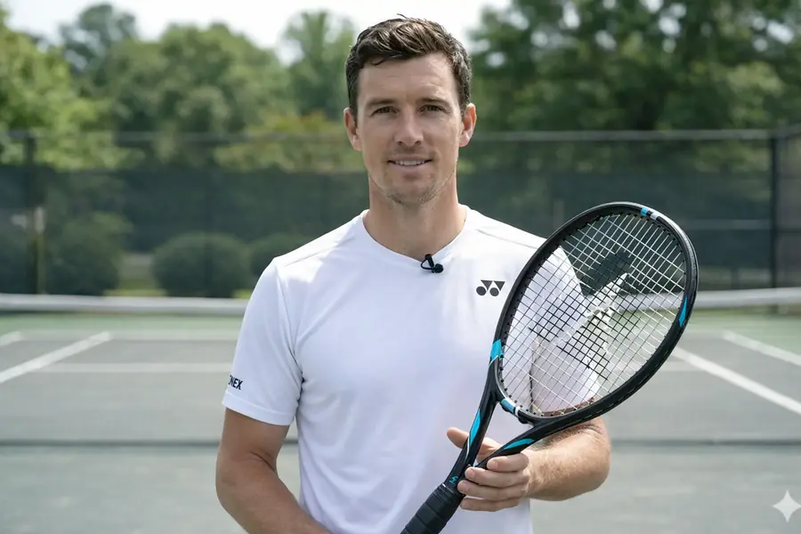 ProKennex Ki Q+ 5 Pro review - tennis racket frame detail on court