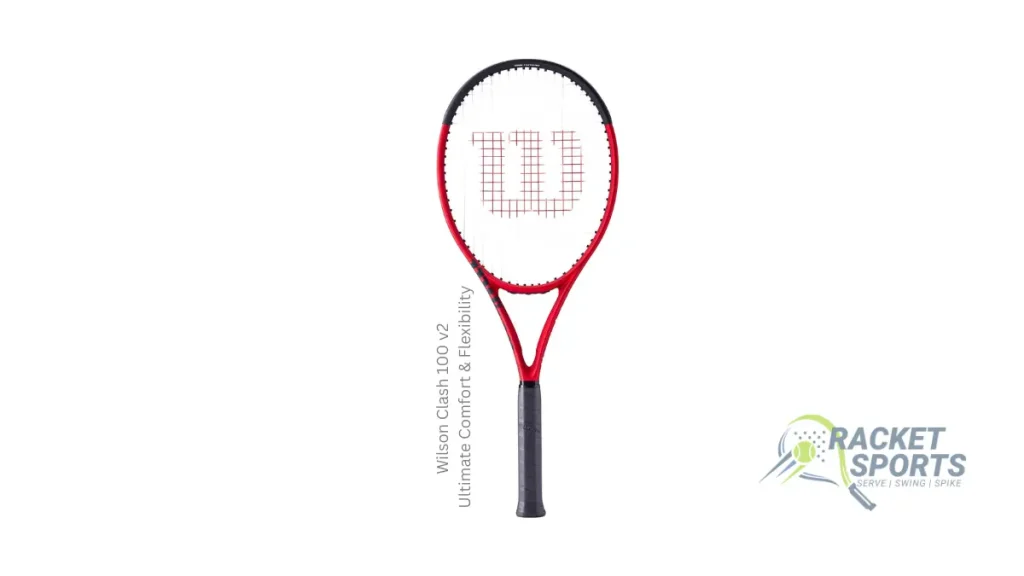 Wilson Clash 100 v2 tennis racket on court, evaluated in our Wilson Clash vs Wilson Blade comparison playtest on court